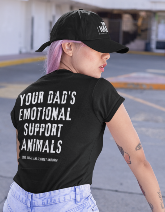 Piper Connolly & The Habit T-shirt- Your Dad's Emotional Support Animals